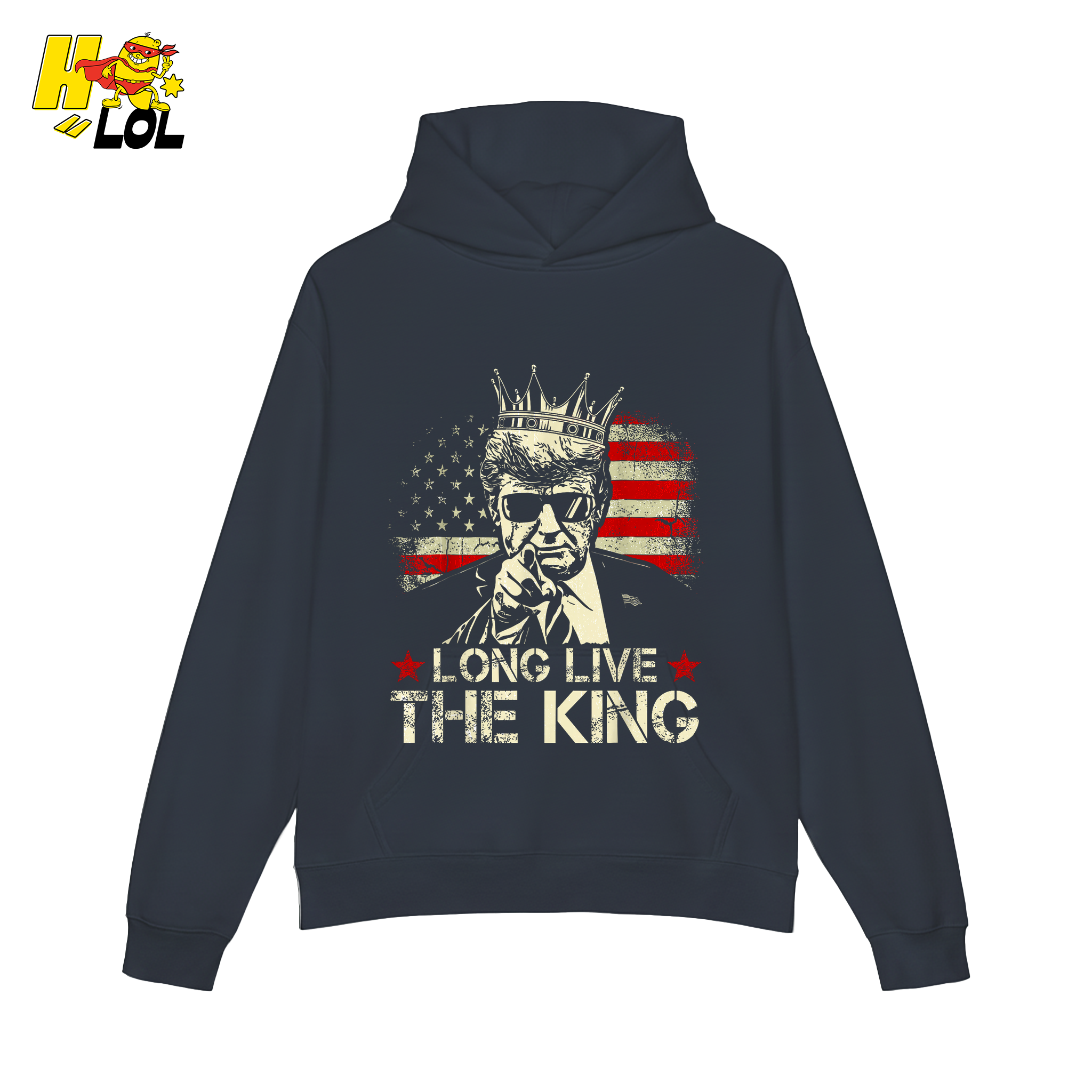 Donald Trump Long Live The King Shirt Patriotic Political Gift - HQLOL