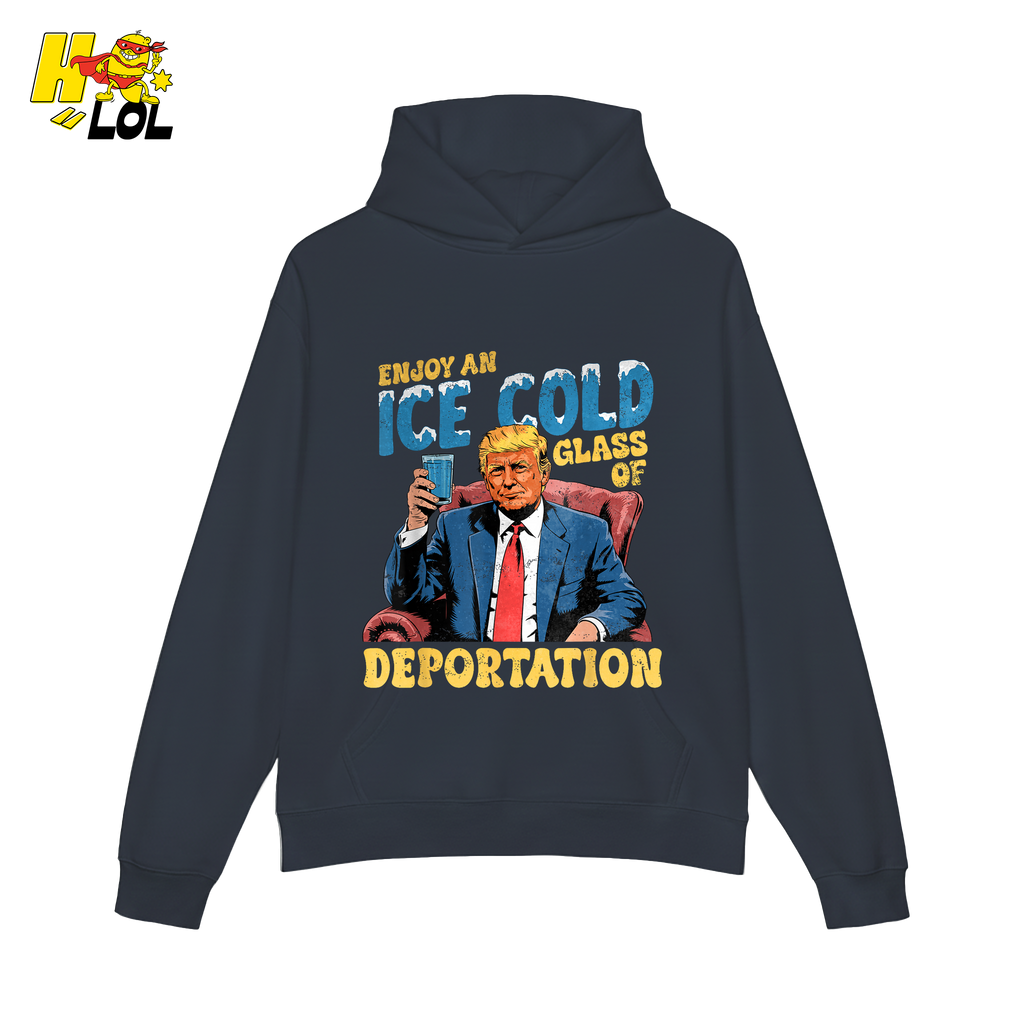 Ice Cold Glass of Deportation Shirt Funny Political Meme Shirt - HQLOL