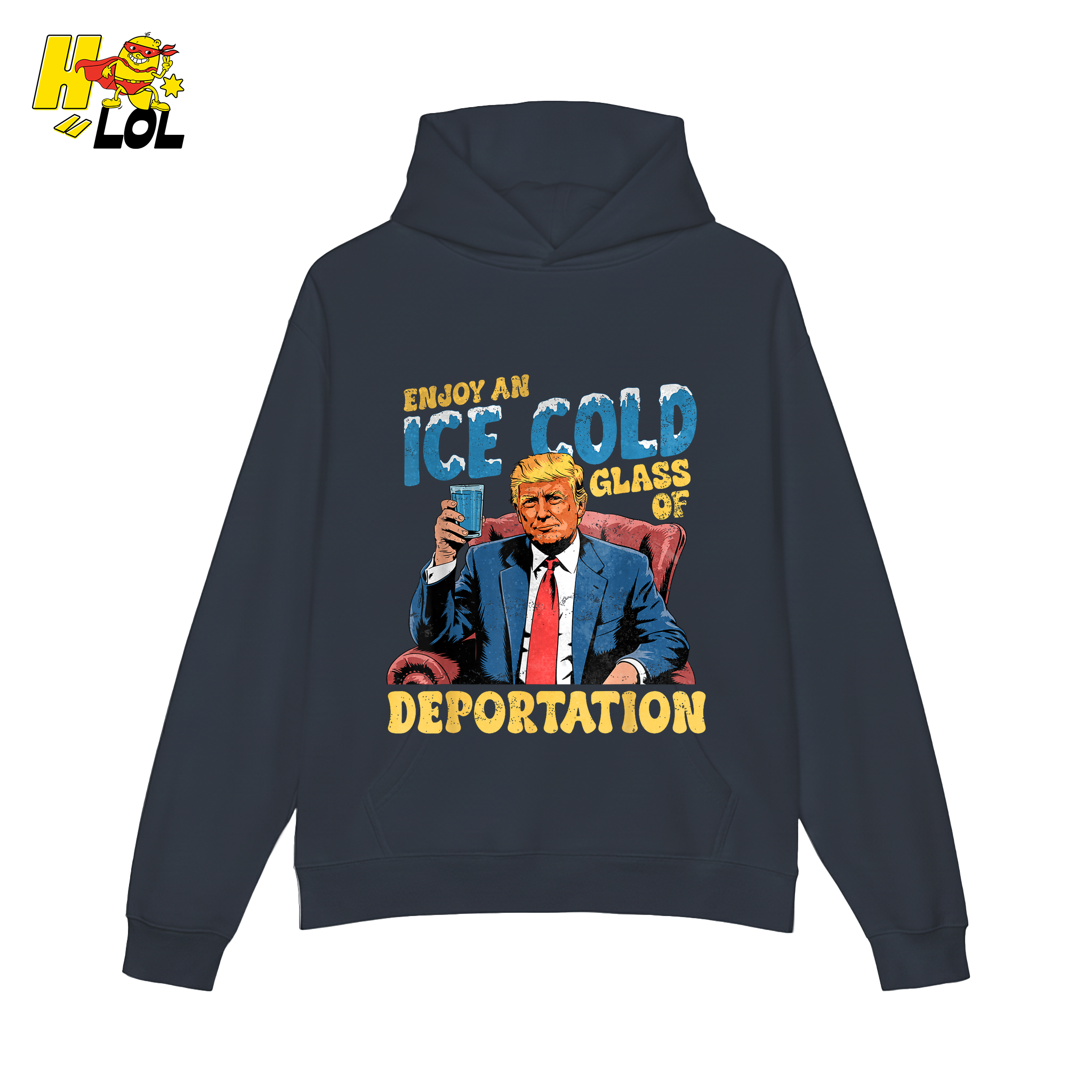 Ice Cold Glass of Deportation Shirt Funny Political Meme Shirt - HQLOL