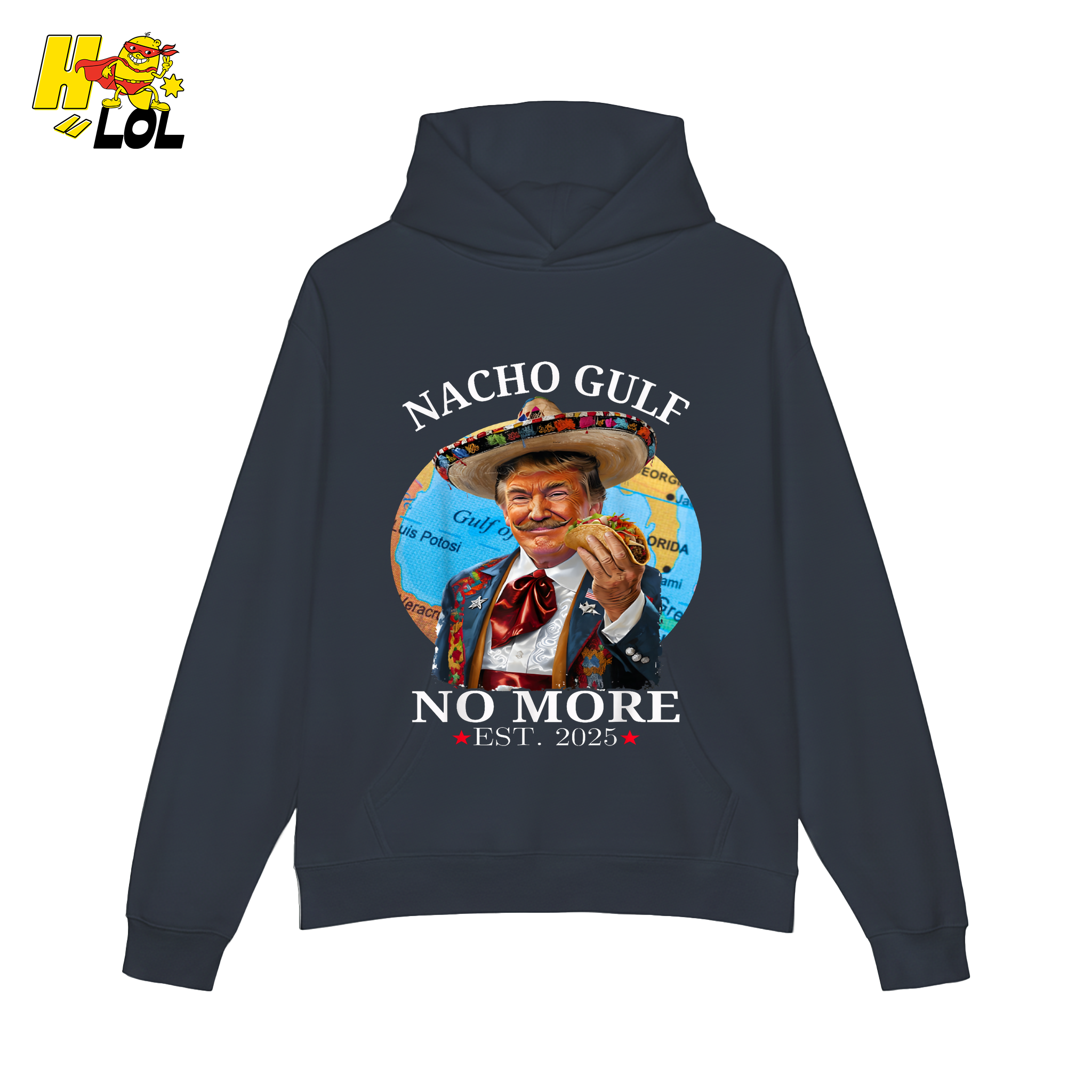 Nacho Gulf No More Shirt Funny Taco Sombrero Graphic Shirt - HQLOL
