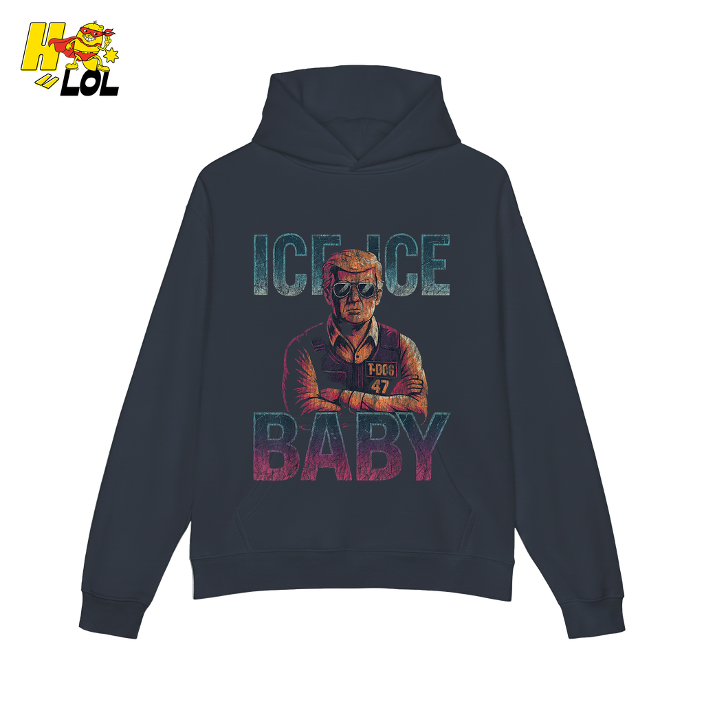 Ice Ice Baby Shirt Funny Meme Graphic Distressed Shirt - HQLOL