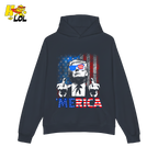 Merica Shirt Funny Patriotic USA Flag Graphic Shirt - HQLOL
