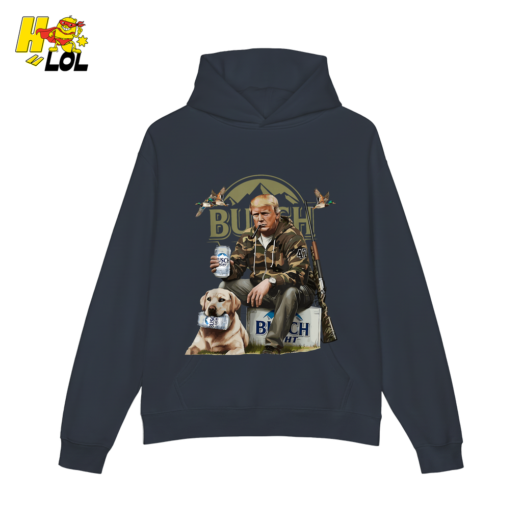 Busch Light Hunting Shirt Funny Deer Camp Dog Camo Shirt - HQLOL