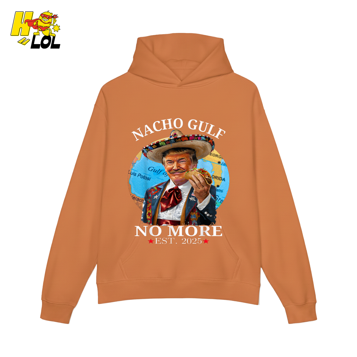 Nacho Gulf No More Shirt Funny Taco Sombrero Graphic Shirt - HQLOL