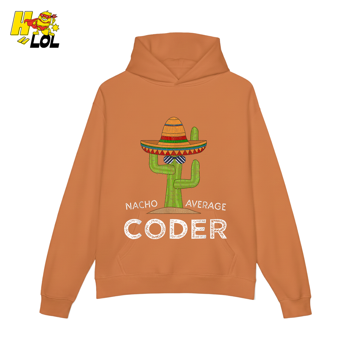 Nacho Average Coder Shirt Funny Programmer Cactus Shirt - HQLOL