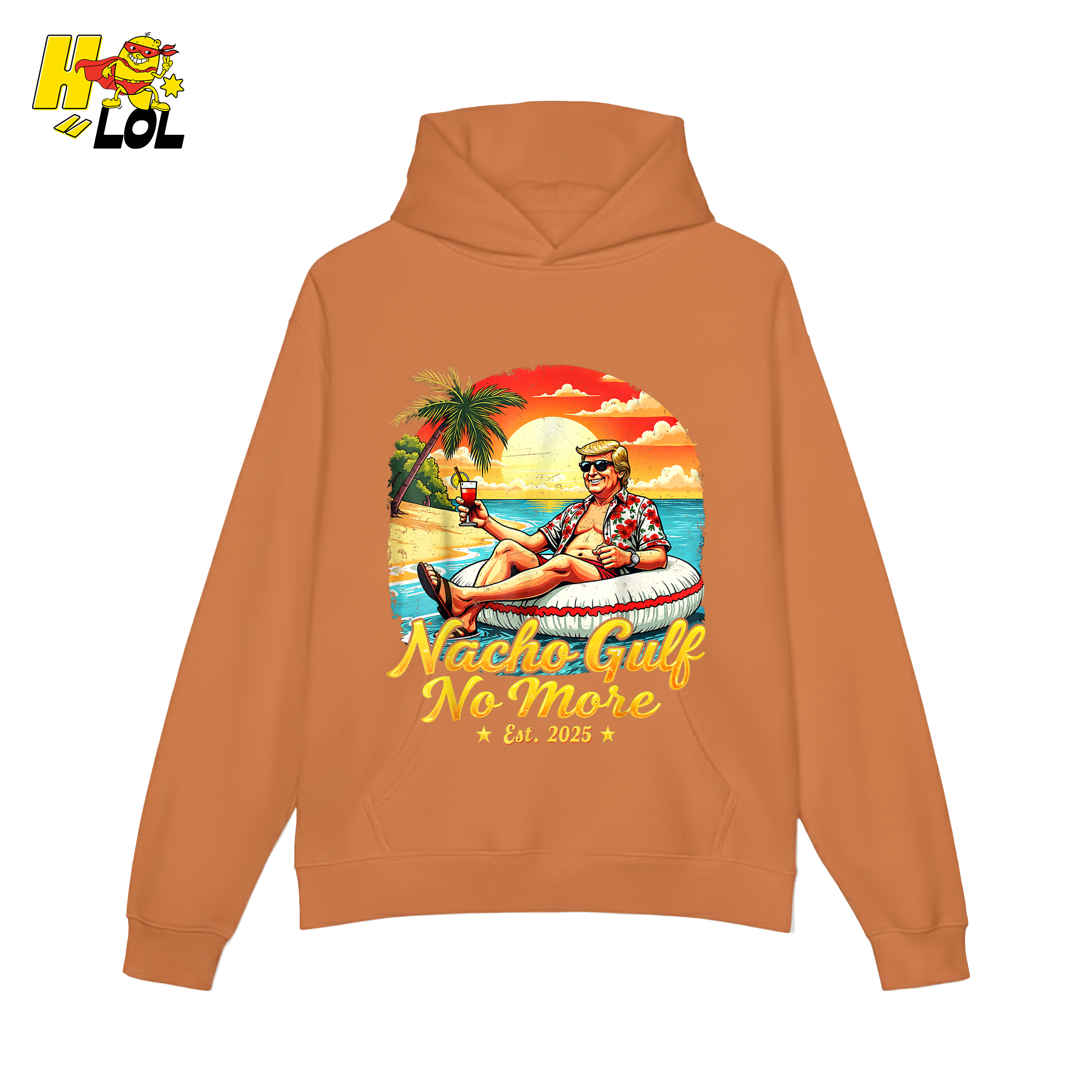 Nacho Gulf No More Shirt Funny Tropical Sunset Beach Graphic - HQLOL