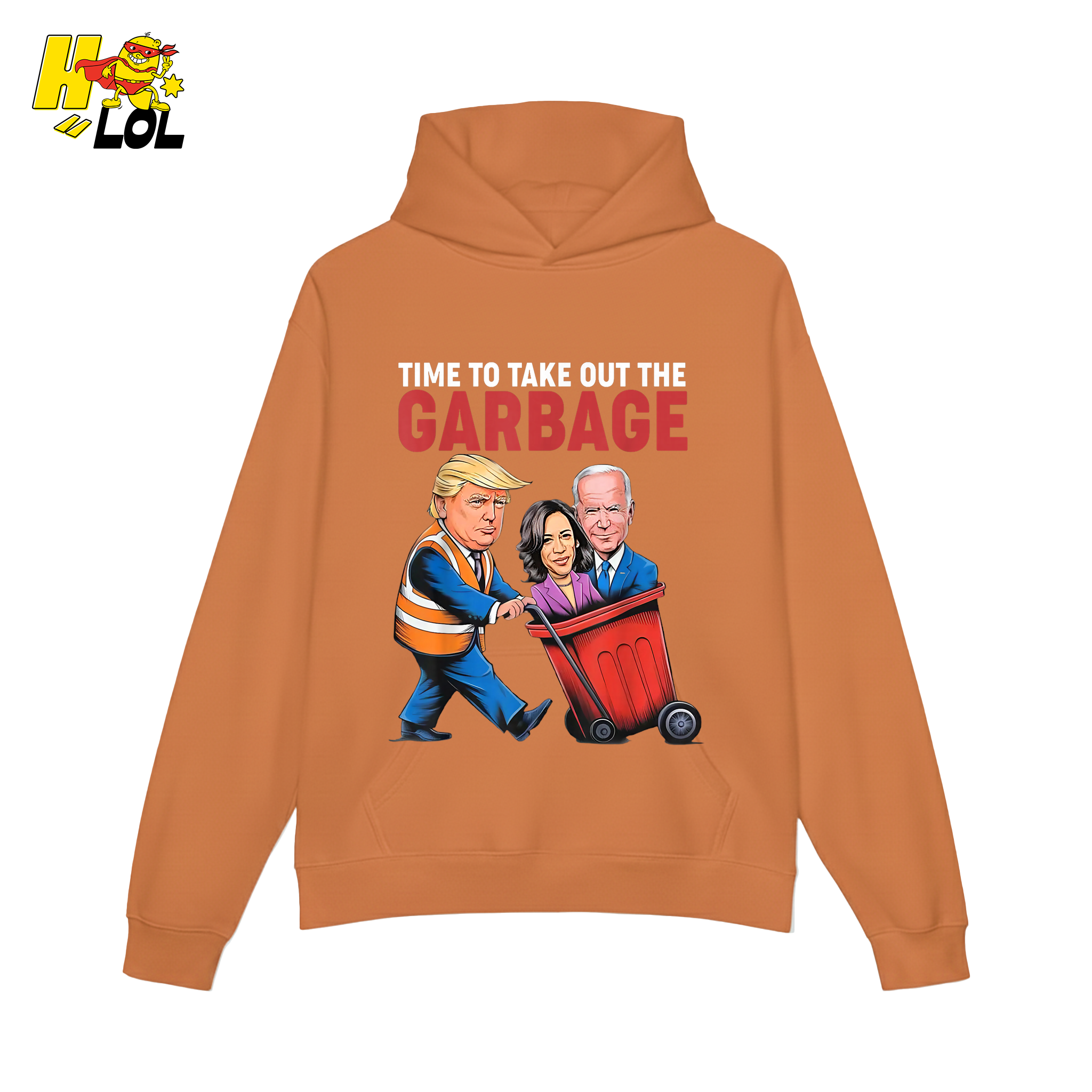 Trump Dumping Biden & Harris “Garbage” Shirt – Funny Political Satire Gift - HQLOL