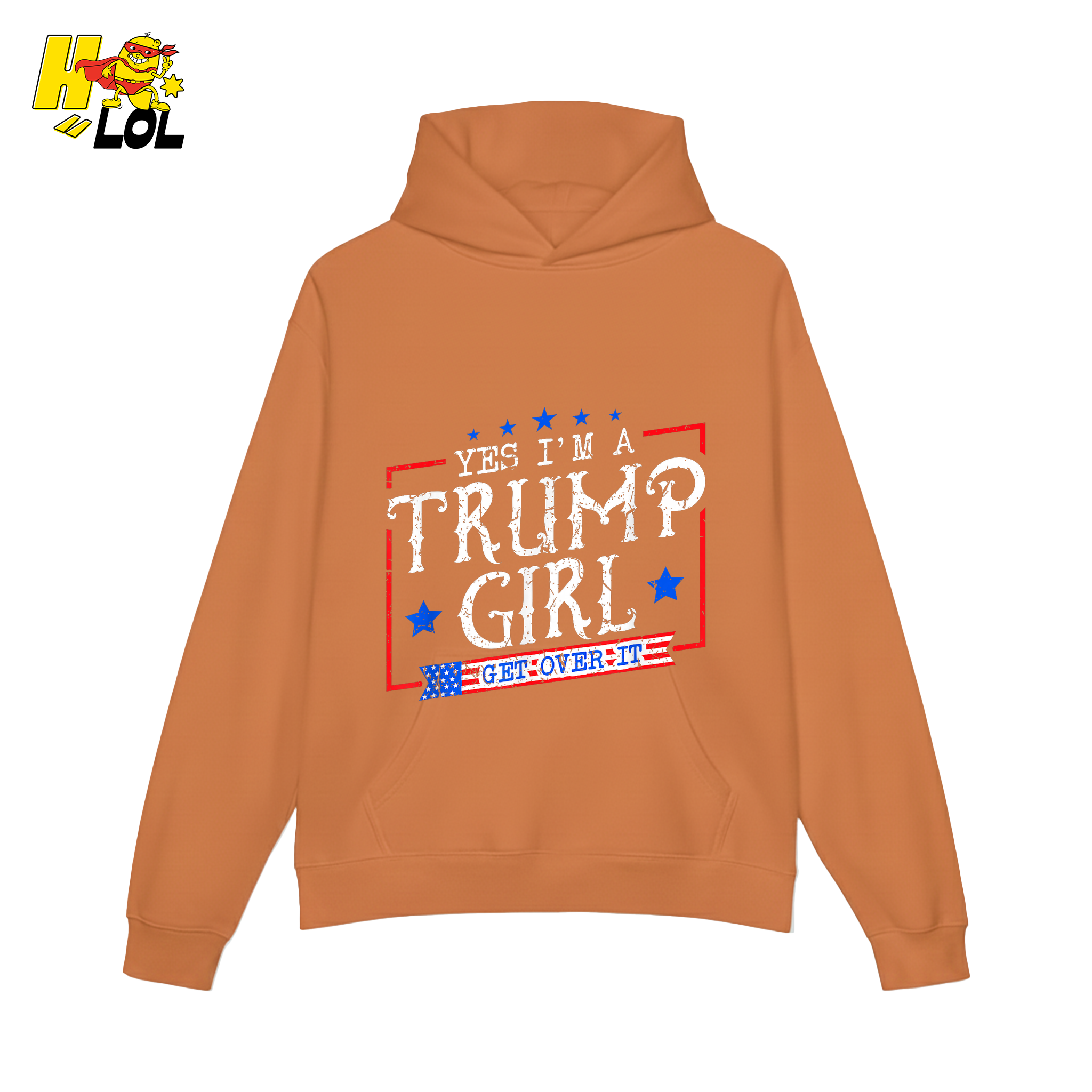 Yes I'm a Trump Girl Shirt Funny Patriotic Conservative Gift- HQLOL