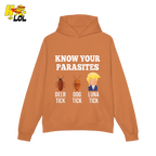 Know Your Parasites Shirt Funny Tick Meme Satire Graphic Shirt - HQLOL