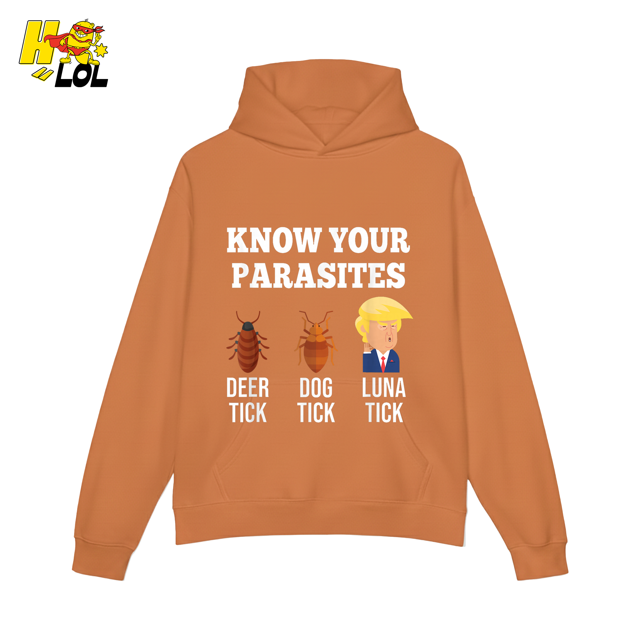 Know Your Parasites Shirt Funny Tick Meme Satire Graphic Shirt - HQLOL