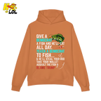 Funny Political Fishing Shirt Teach a Democrat to Fish Blame Trump - HQLOL