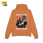 Make Fishing Great Again Shirt Funny Patriotic Bass Fishing Shirt - HQLOL