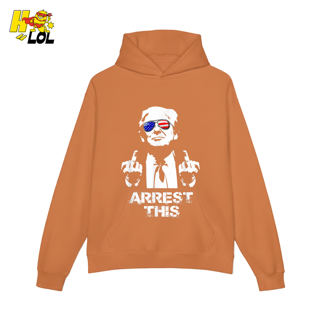 Trump Middle Finger Arrest This Edgy Political Anti-Woke Shirt - HQLOL