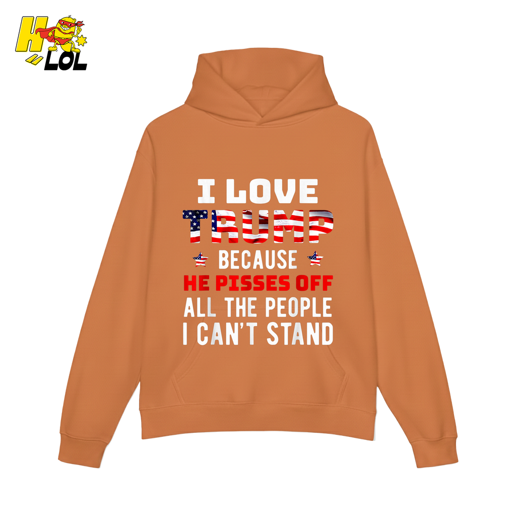 I Love Trump Shirt Funny Patriotic Quote Conservative Shirt - HQLOL