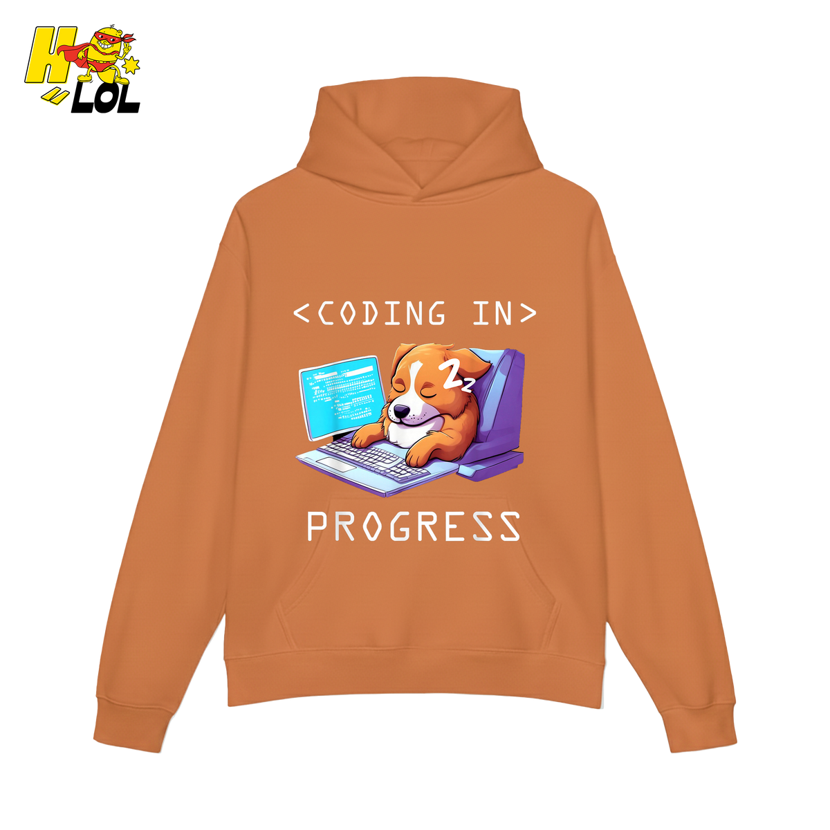 Coding In Progress Shirt Funny Programmer Sleepy Dog Shirt - HQLOL