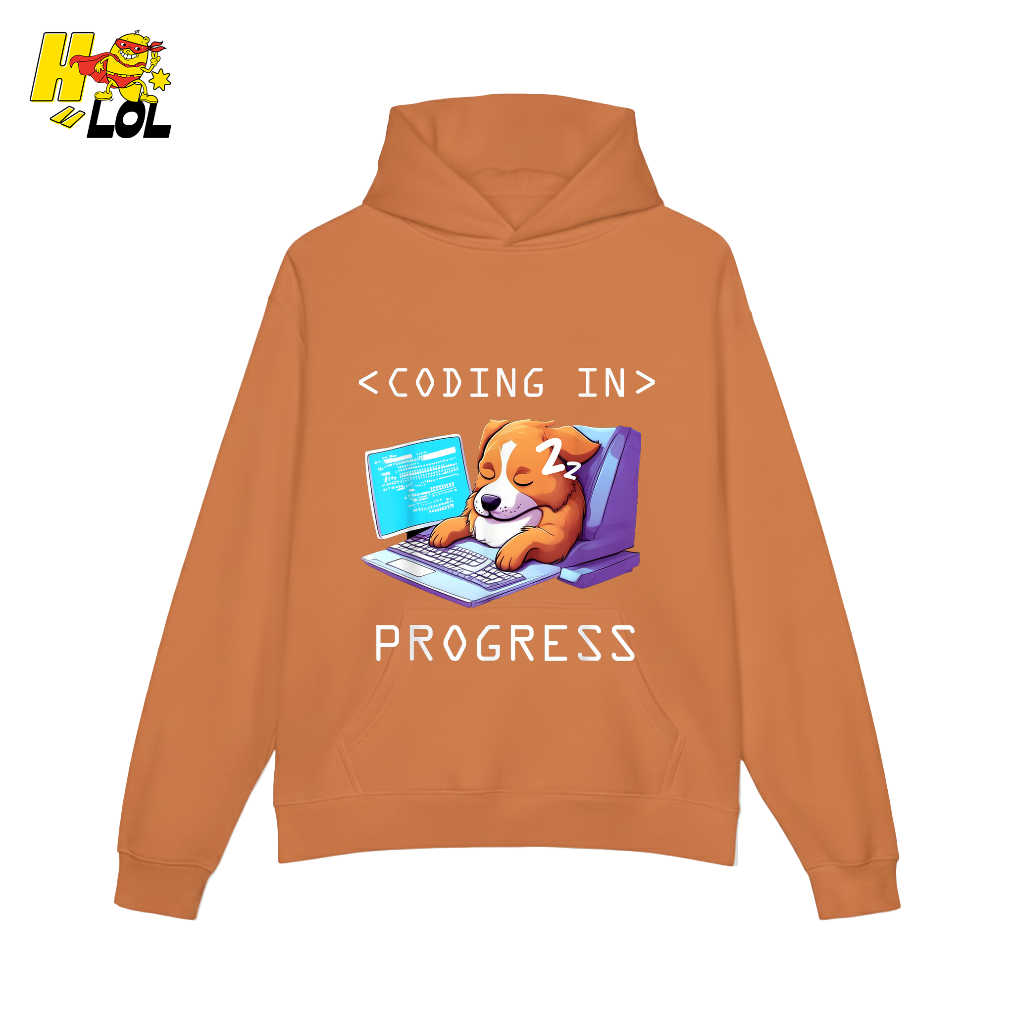 Coding In Progress Shirt Funny Programmer Sleepy Dog Shirt - HQLOL