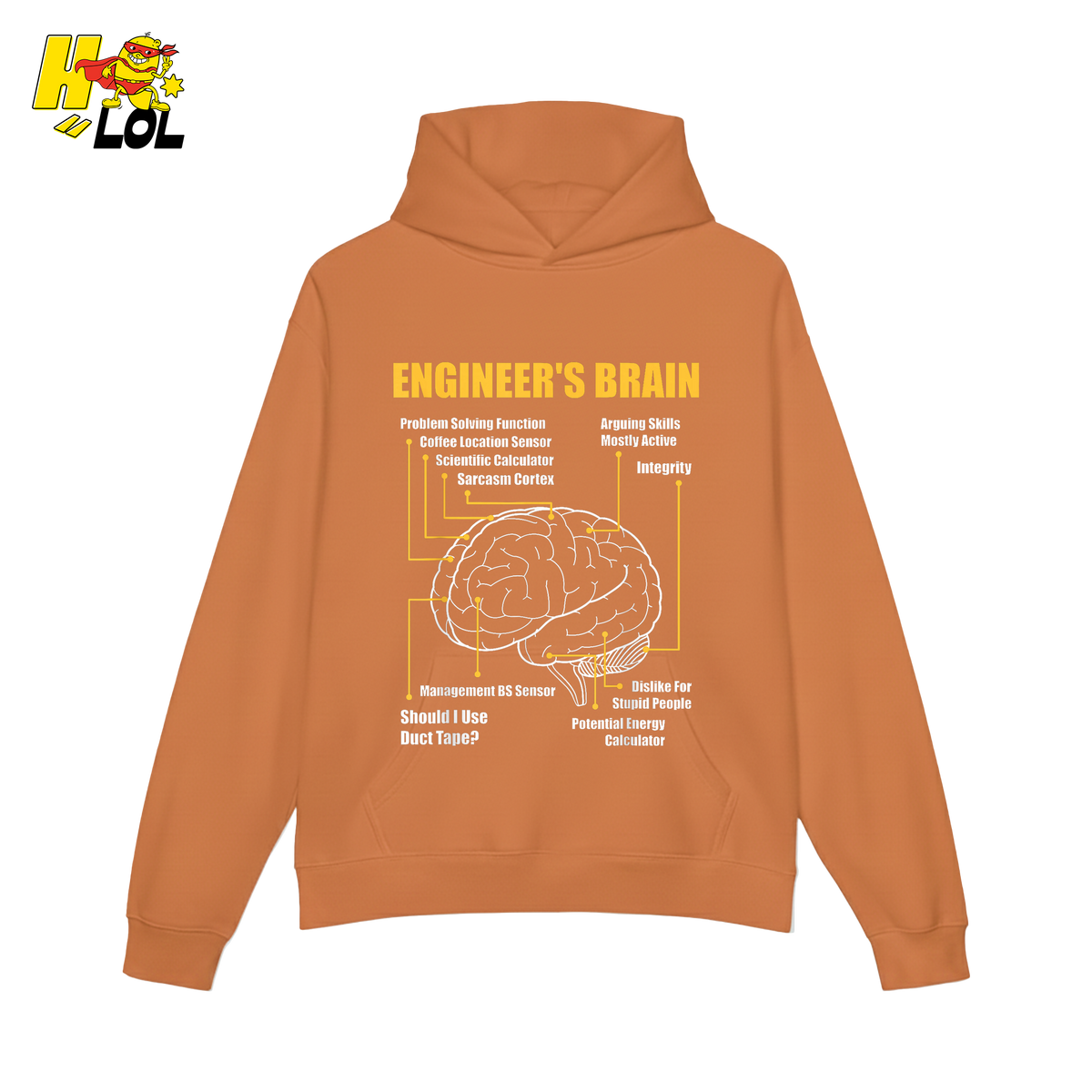 Engineer’s Brain Shirt Funny Engineering Blueprint Shirt - HQLOL