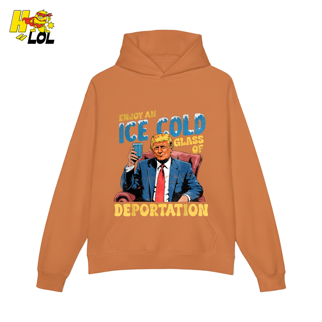 Ice Cold Glass of Deportation Shirt Funny Political Meme Shirt - HQLOL