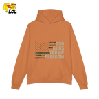 God Guns Trump Freedom Shirt Patriotic Camo Flag Shirt - HQLOL