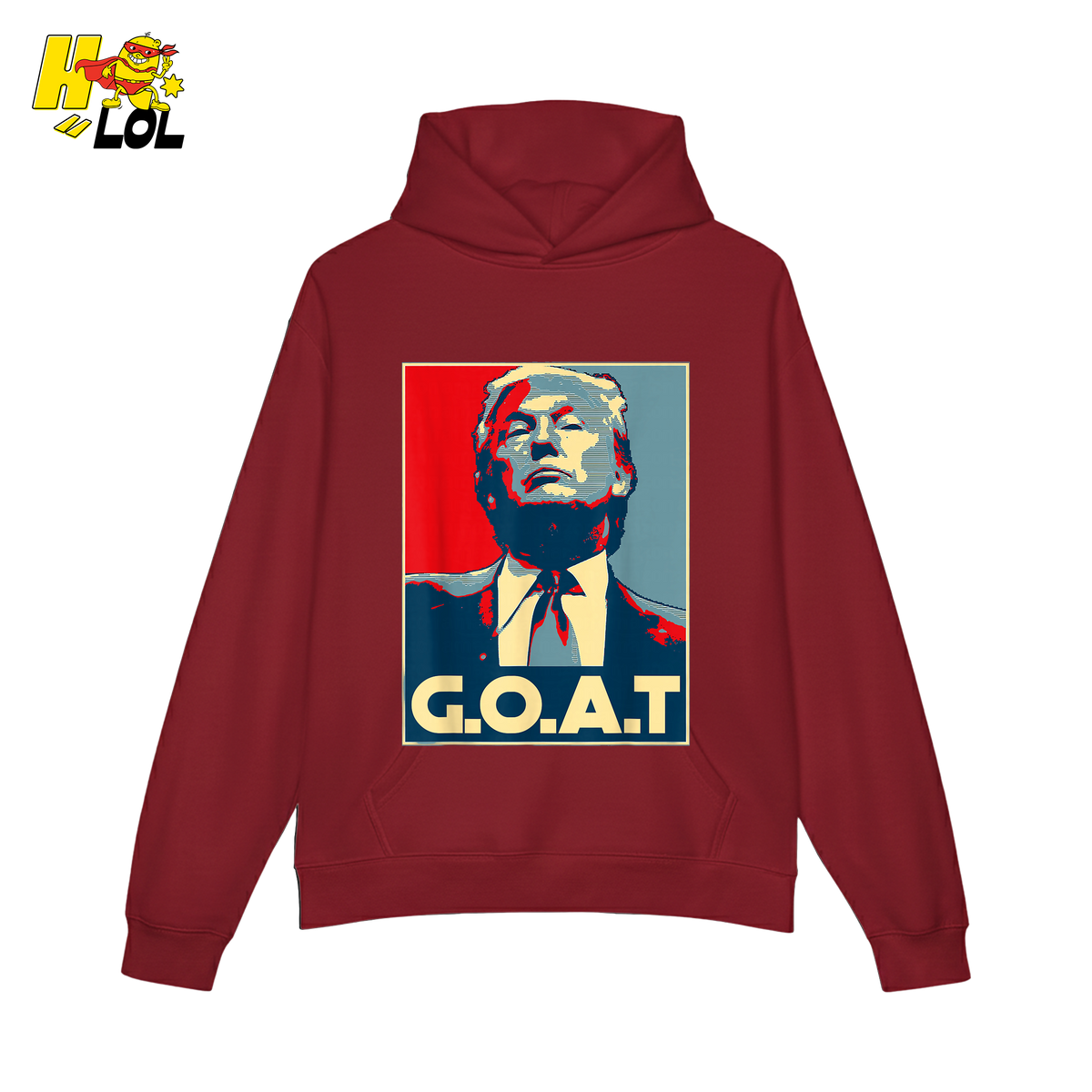 Trump G.O.A.T. Hope Style Iconic Political Tribute Meme Shirt - HQLOL