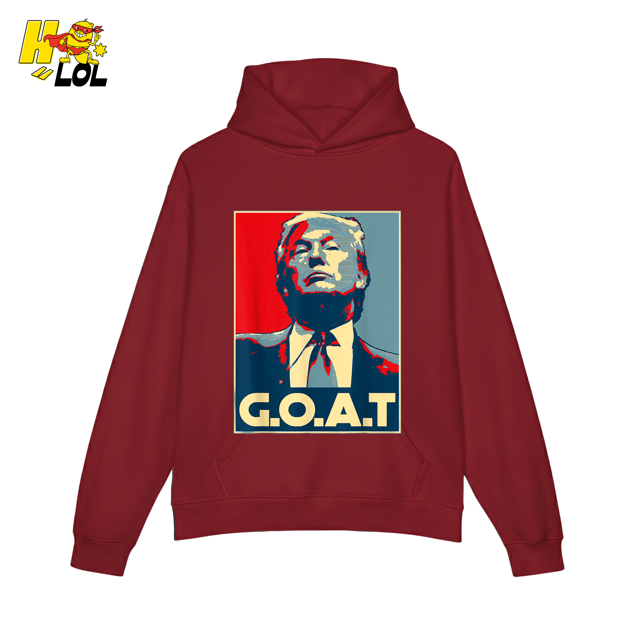 Trump G.O.A.T. Hope Style Iconic Political Tribute Meme Shirt - HQLOL