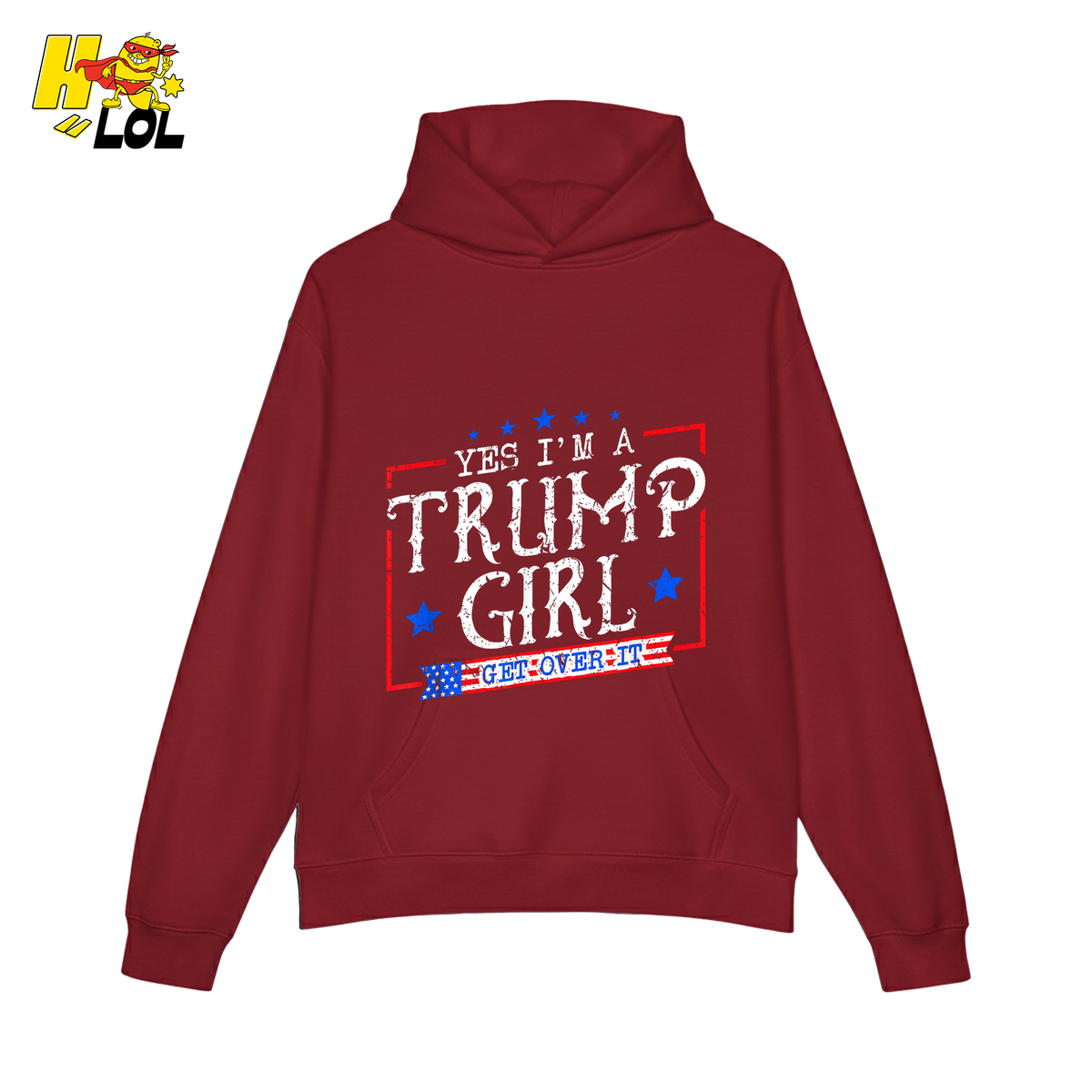 Yes I'm a Trump Girl Shirt Funny Patriotic Conservative Gift- HQLOL