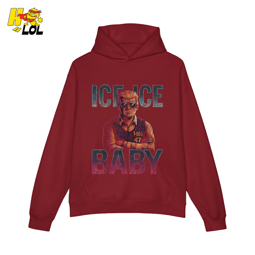 Ice Ice Baby Shirt Funny Meme Graphic Distressed Shirt - HQLOL