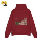 God Guns Trump Freedom Shirt Patriotic Camo Flag Shirt - HQLOL