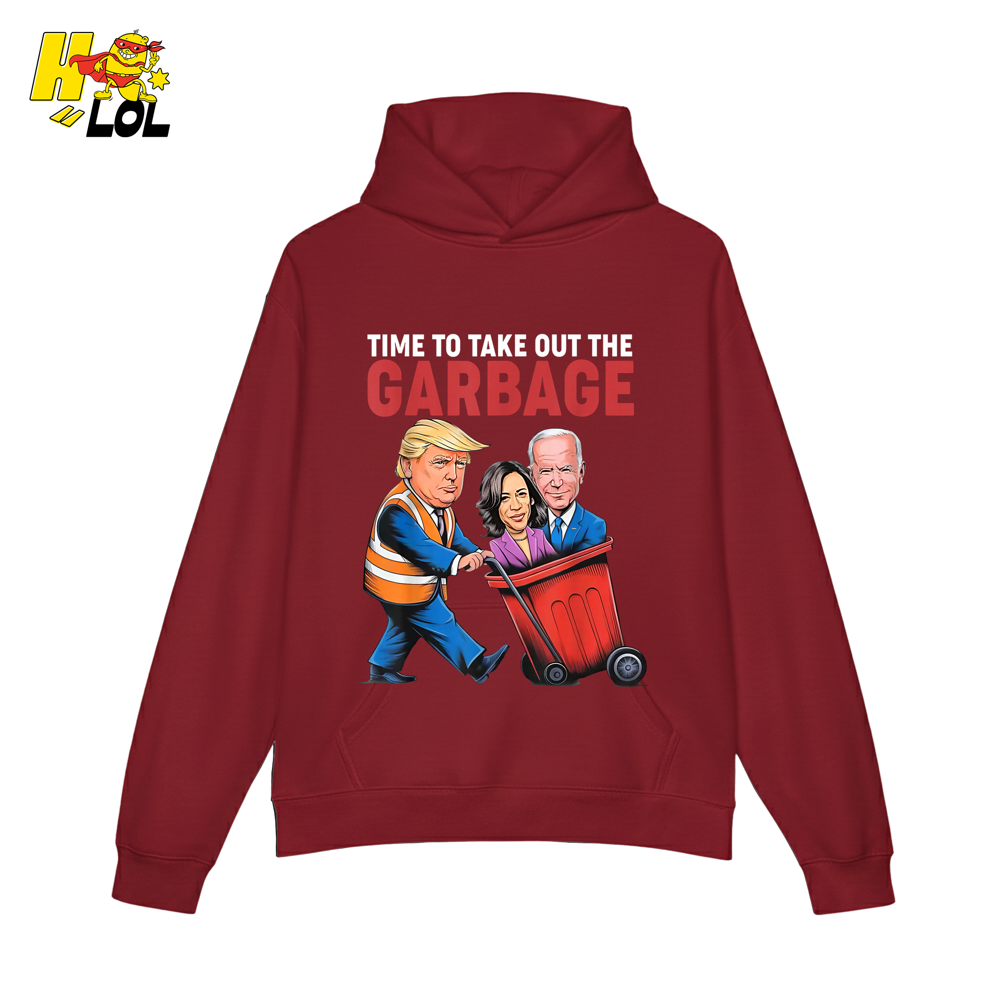 Trump Dumping Biden & Harris “Garbage” Shirt – Funny Political Satire Gift - HQLOL