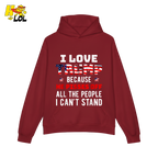 I Love Trump Shirt Funny Patriotic Quote Conservative Shirt - HQLOL