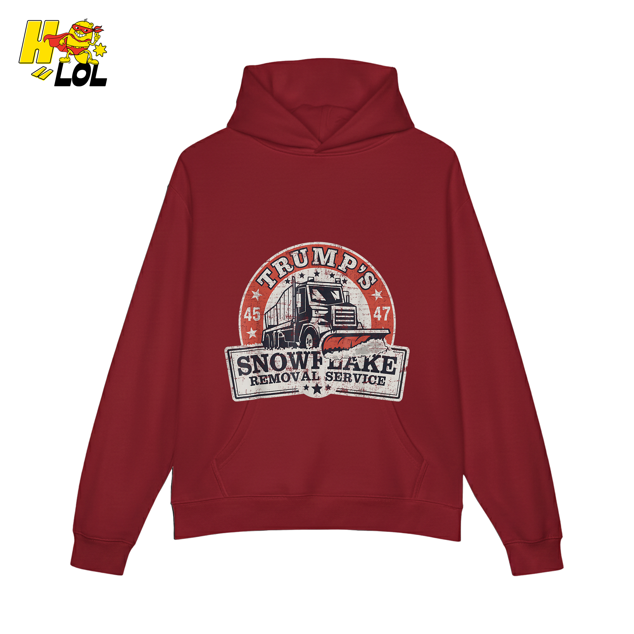 Trump 45/47 Snowflake Removal Service Anti-Liberal Satire Shirt - HQLOL