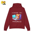 Coding In Progress Shirt Funny Programmer Sleepy Dog Shirt - HQLOL