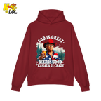 God Is Great Kamala Is Crazy - Trump Beer Patriotic Shirt - HQLOL