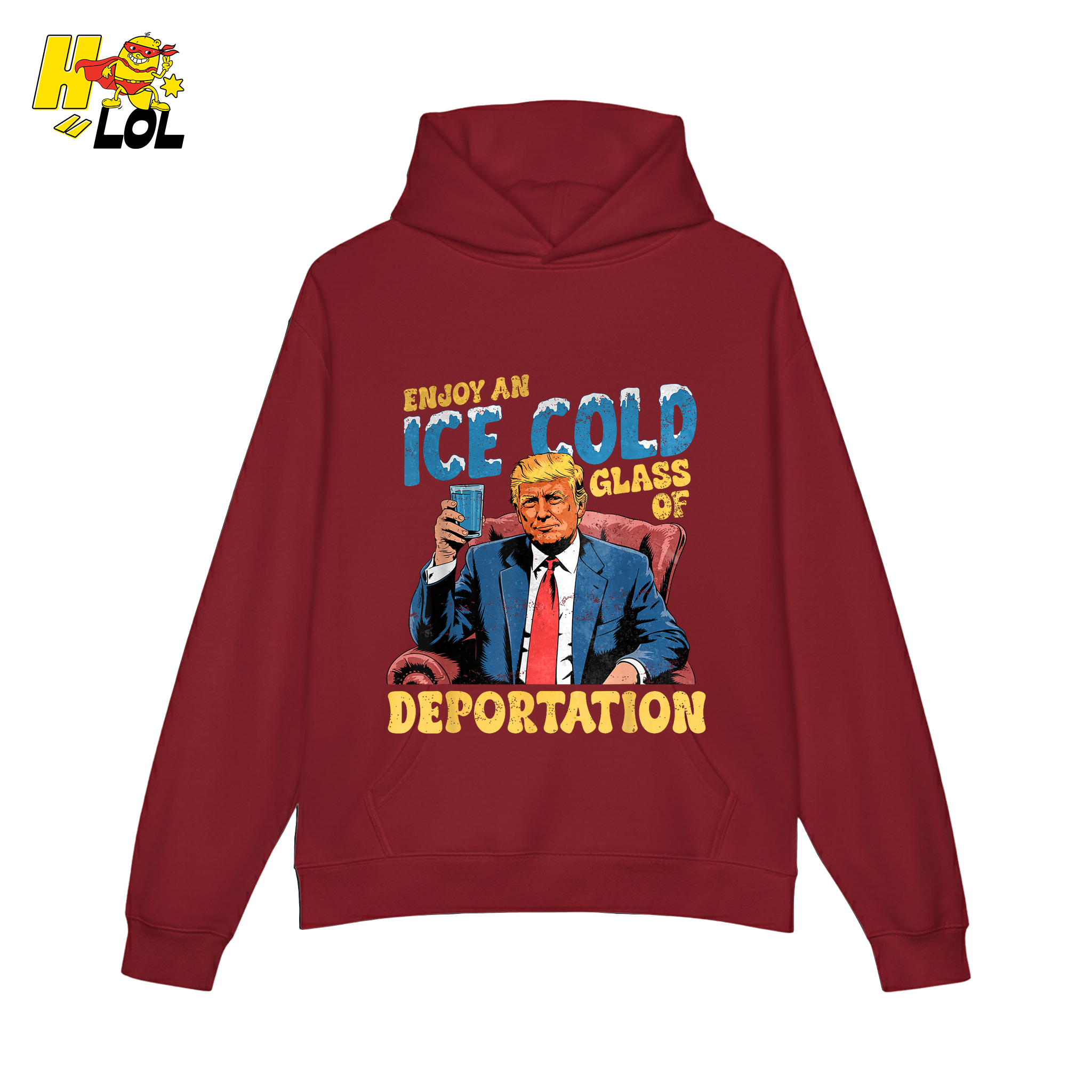 Ice Cold Glass of Deportation Shirt Funny Political Meme Shirt - HQLOL