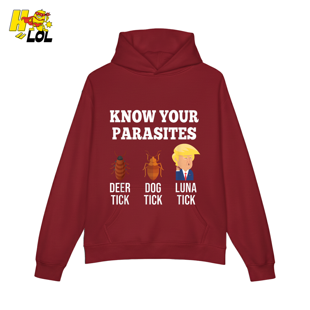 Know Your Parasites Shirt Funny Tick Meme Satire Graphic Shirt - HQLOL