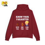 Know Your Parasites Shirt Funny Tick Meme Satire Graphic Shirt - HQLOL