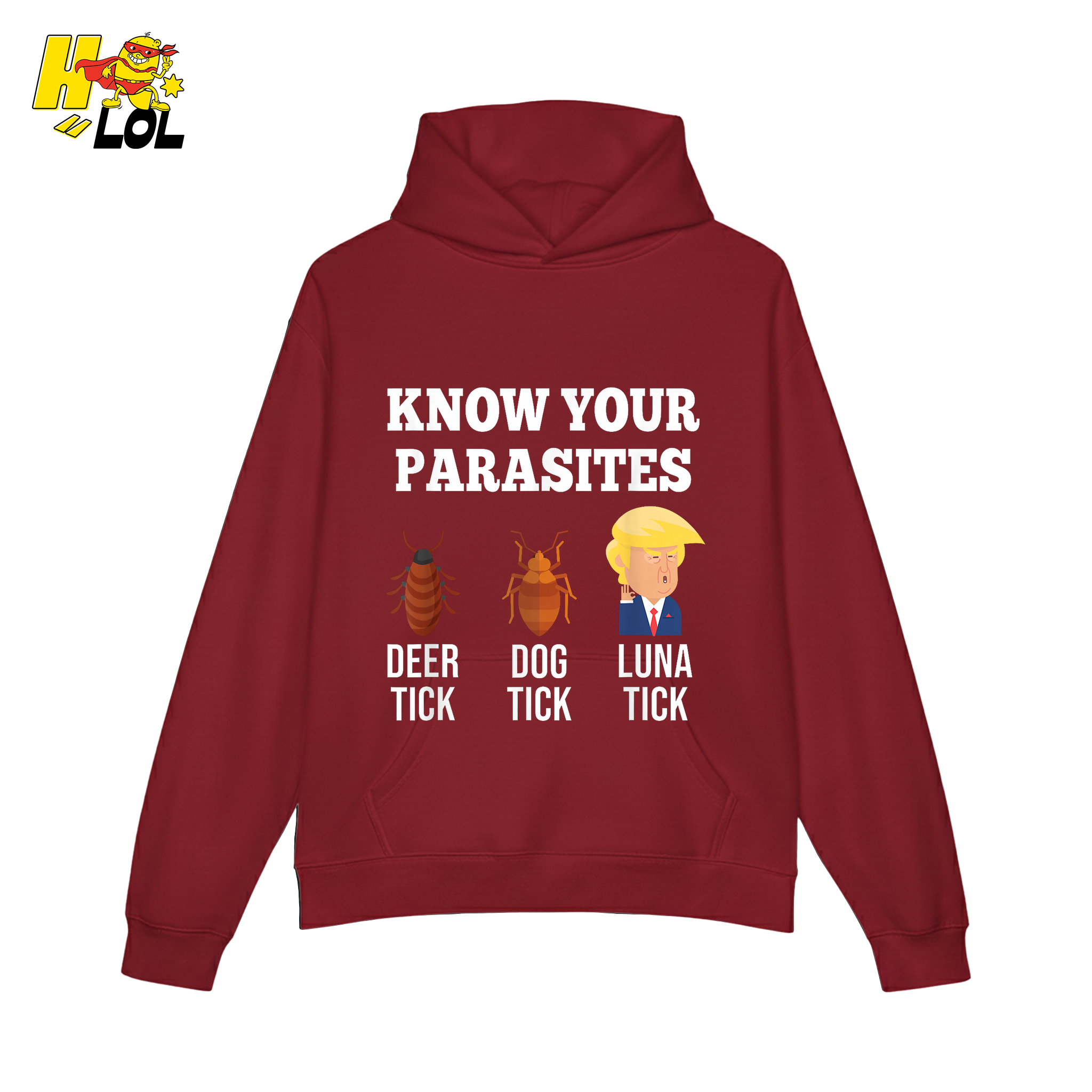 Know Your Parasites Shirt Funny Tick Meme Satire Graphic Shirt - HQLOL