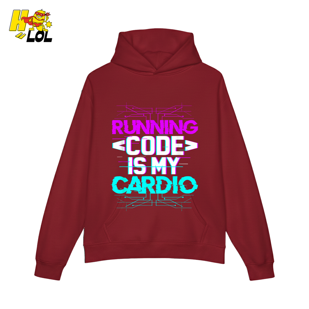 Running Code Is My Cardio Shirt Funny Programmer Neon Shirt - HQLOL