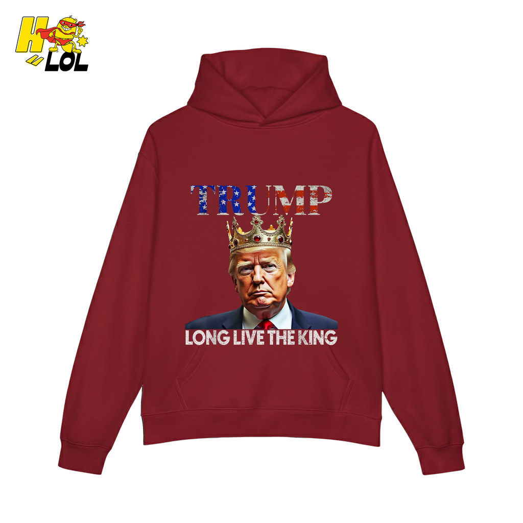 Trump Long Live The King Shirt Crown Patriotic Graphic Shirt - HQLOL