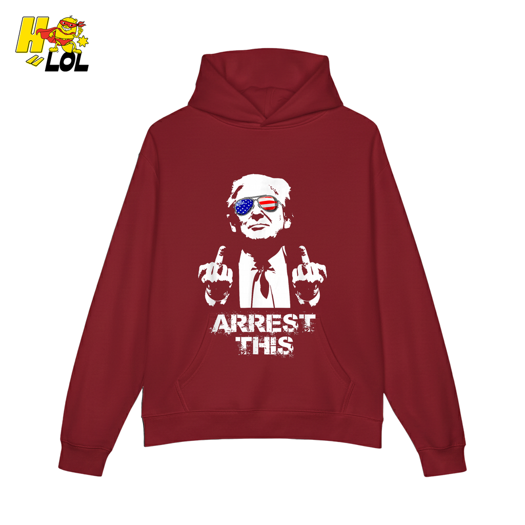 Trump Middle Finger Arrest This Edgy Political Anti-Woke Shirt - HQLOL