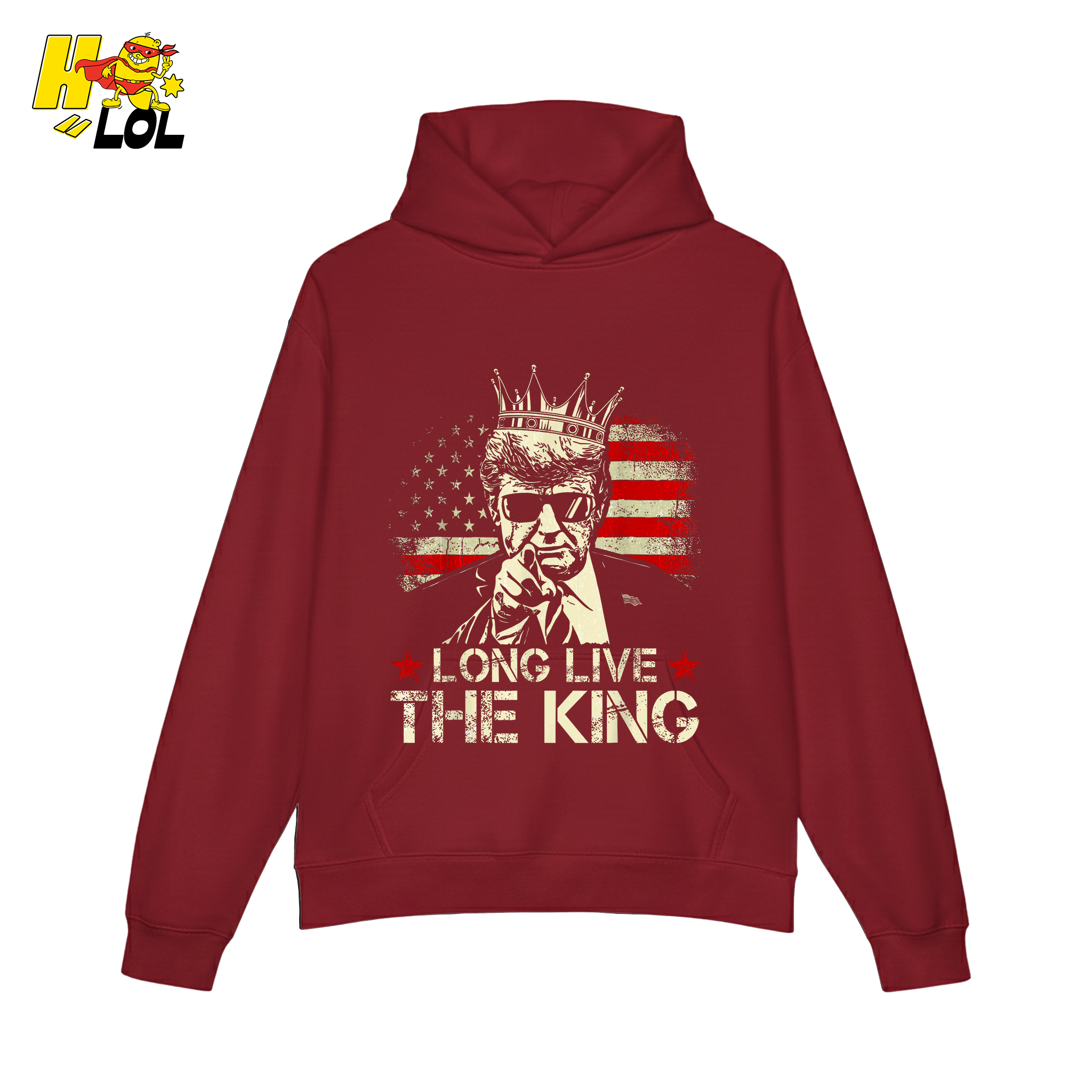 Donald Trump Long Live The King Shirt Patriotic Political Gift - HQLOL