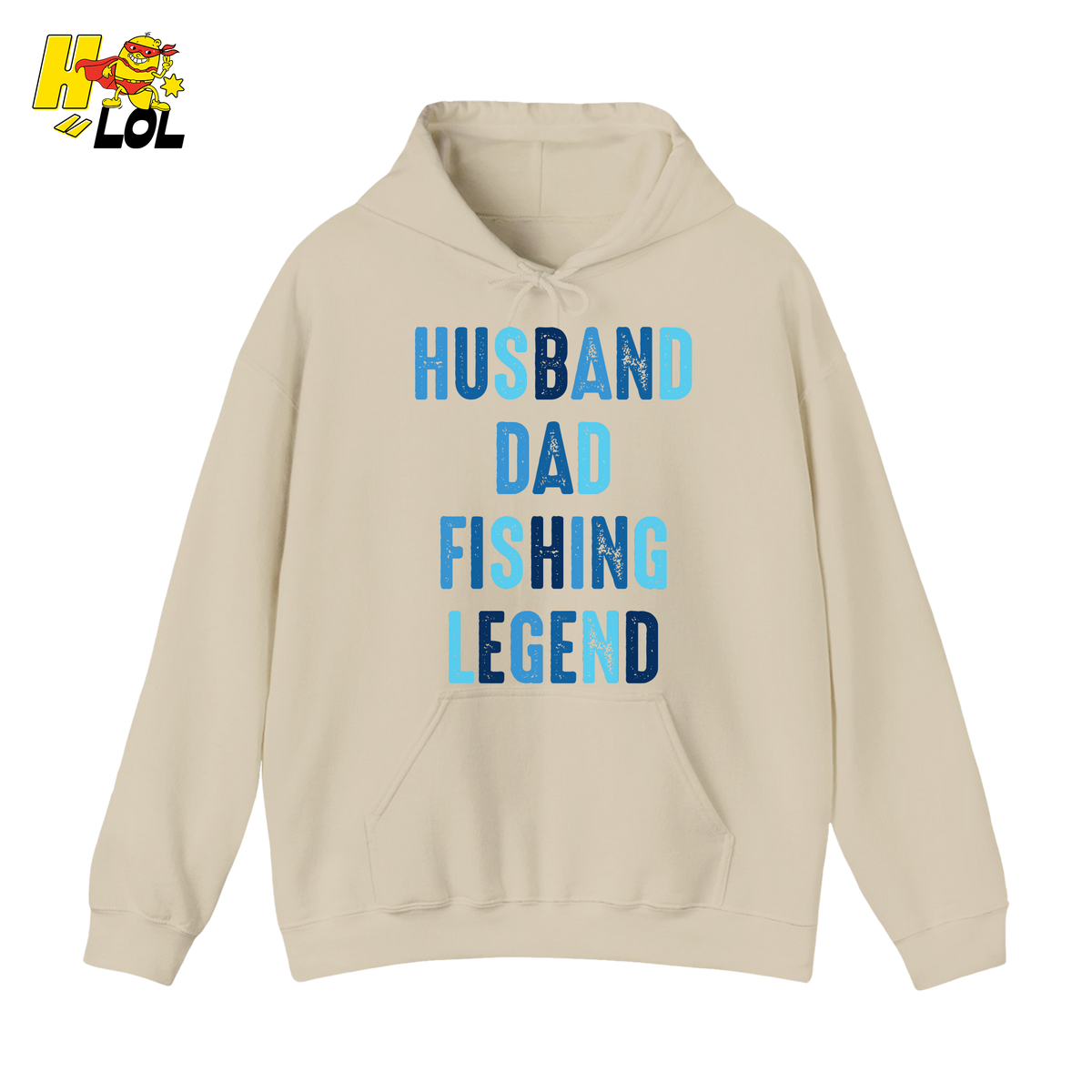 Husband Dad Fishing Legend Hoodie Gift For Dad - HQLOL