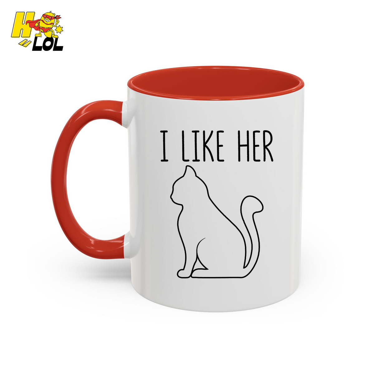 I Like Her Cat Adult Humor Mug Gift for Him - HQLOL
