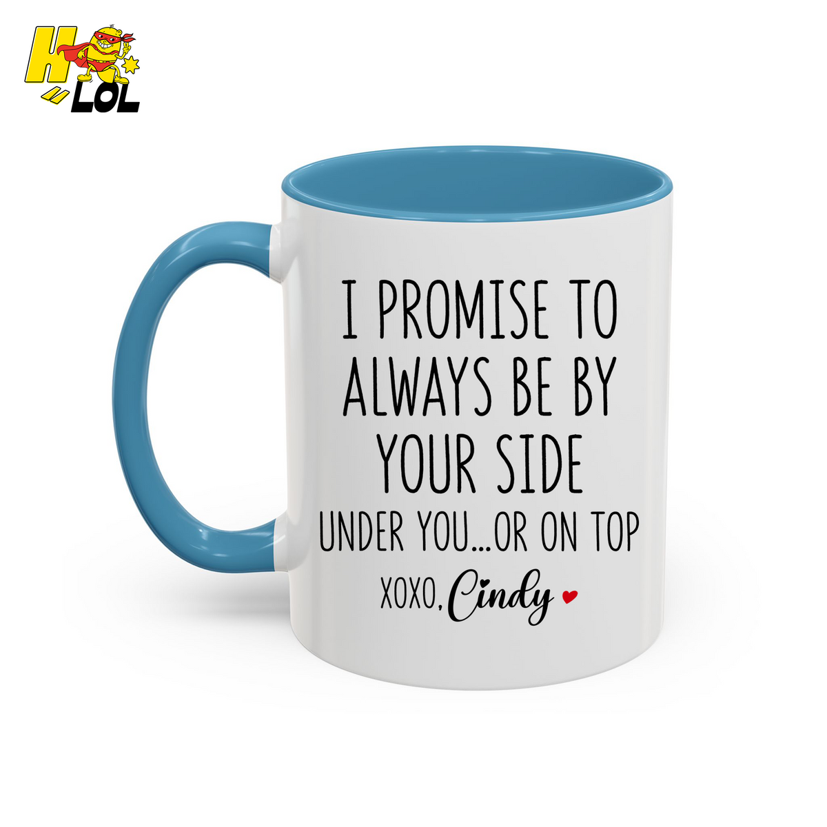 I Promise To Always Be By Your Side Mug Gift for Girlfriend Boyfriend - HQLOL