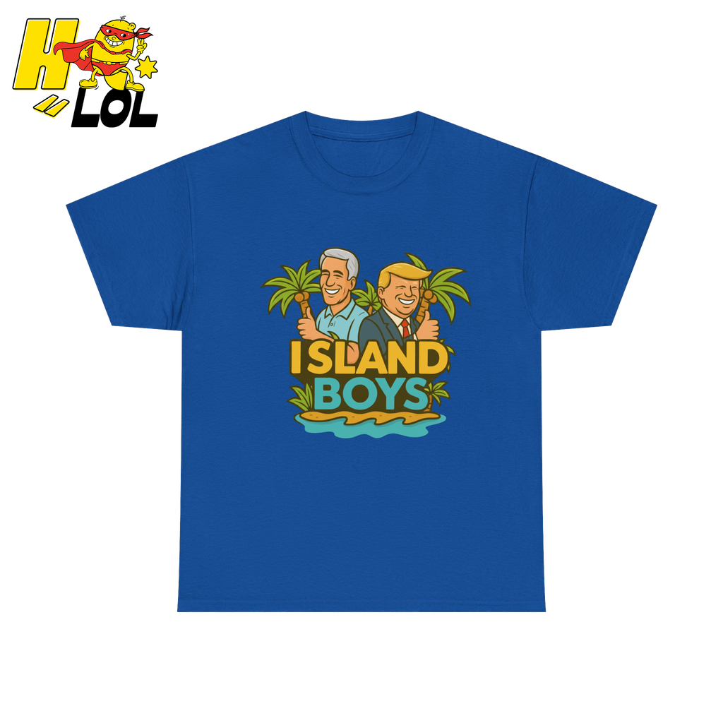 Island Boys Anti Trump Cartoon T Shirt Gift For Political Humor Fans - HQLOL