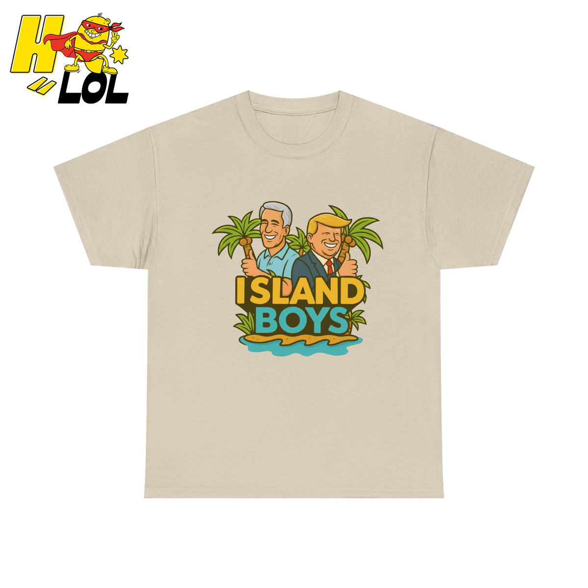 Island Boys Anti Trump Cartoon T Shirt Gift For Political Humor Fans - HQLOL