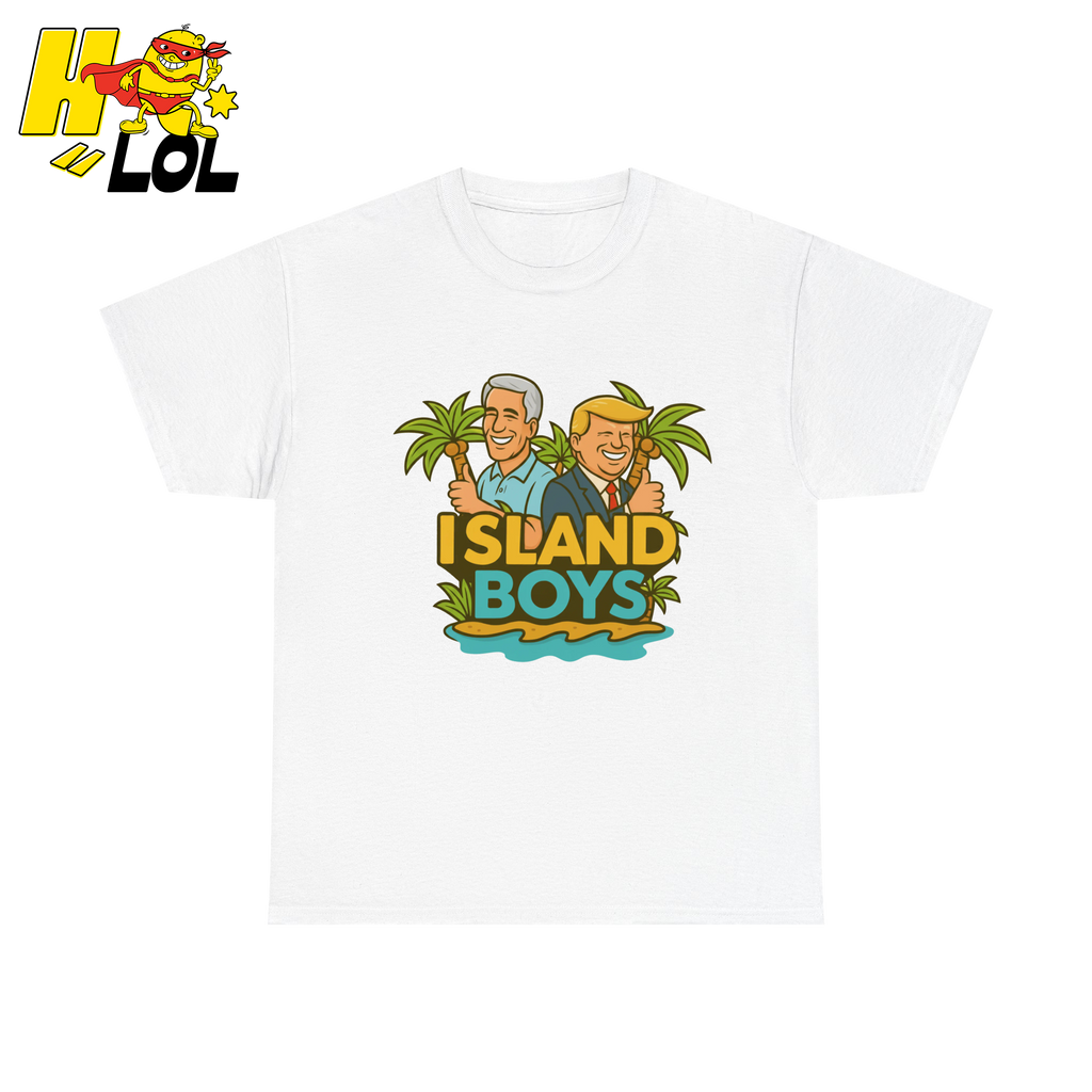 Island Boys Anti Trump Cartoon T Shirt Gift For Political Humor Fans - HQLOL