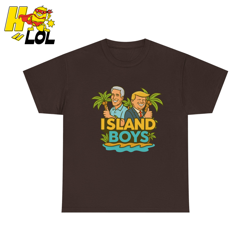 Island Boys Anti Trump Cartoon T Shirt Gift For Political Humor Fans - HQLOL