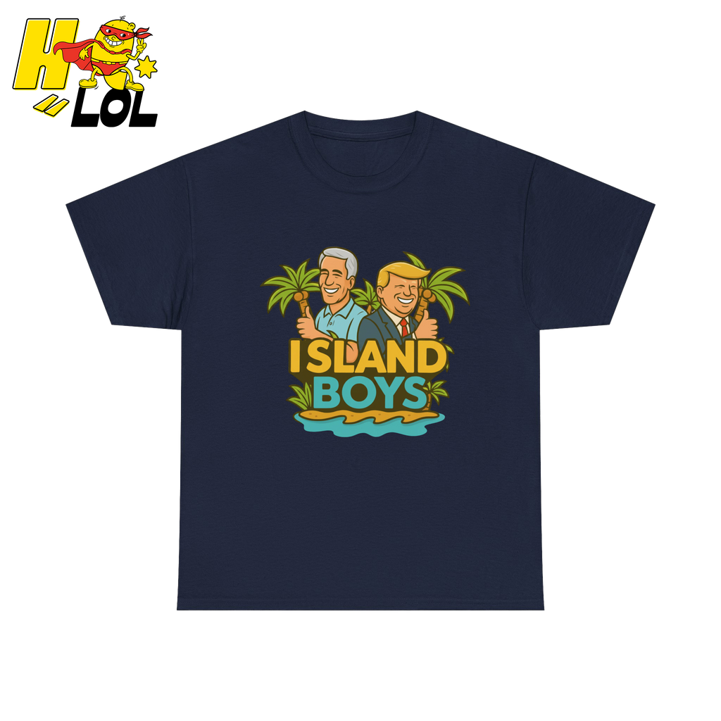 Island Boys Anti Trump Cartoon T Shirt Gift For Political Humor Fans - HQLOL