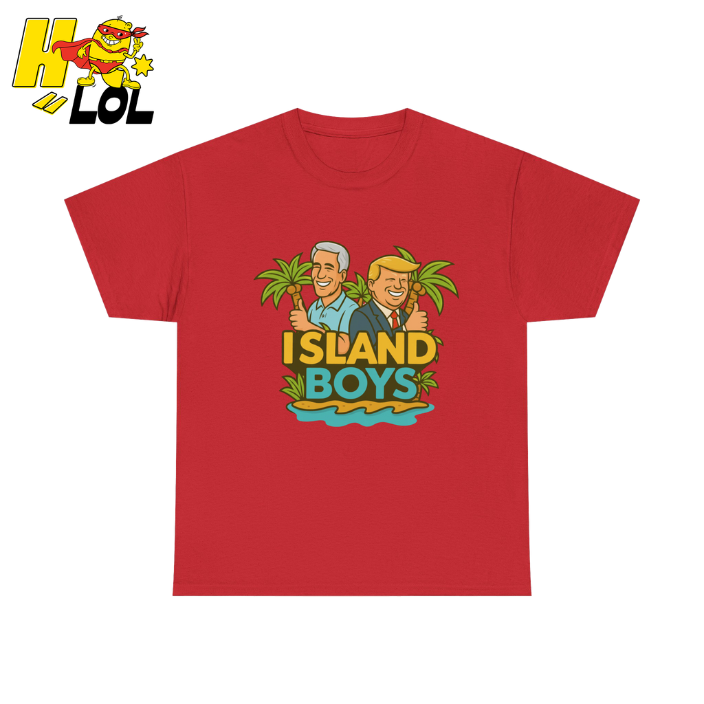 Island Boys Anti Trump Cartoon T Shirt Gift For Political Humor Fans - HQLOL